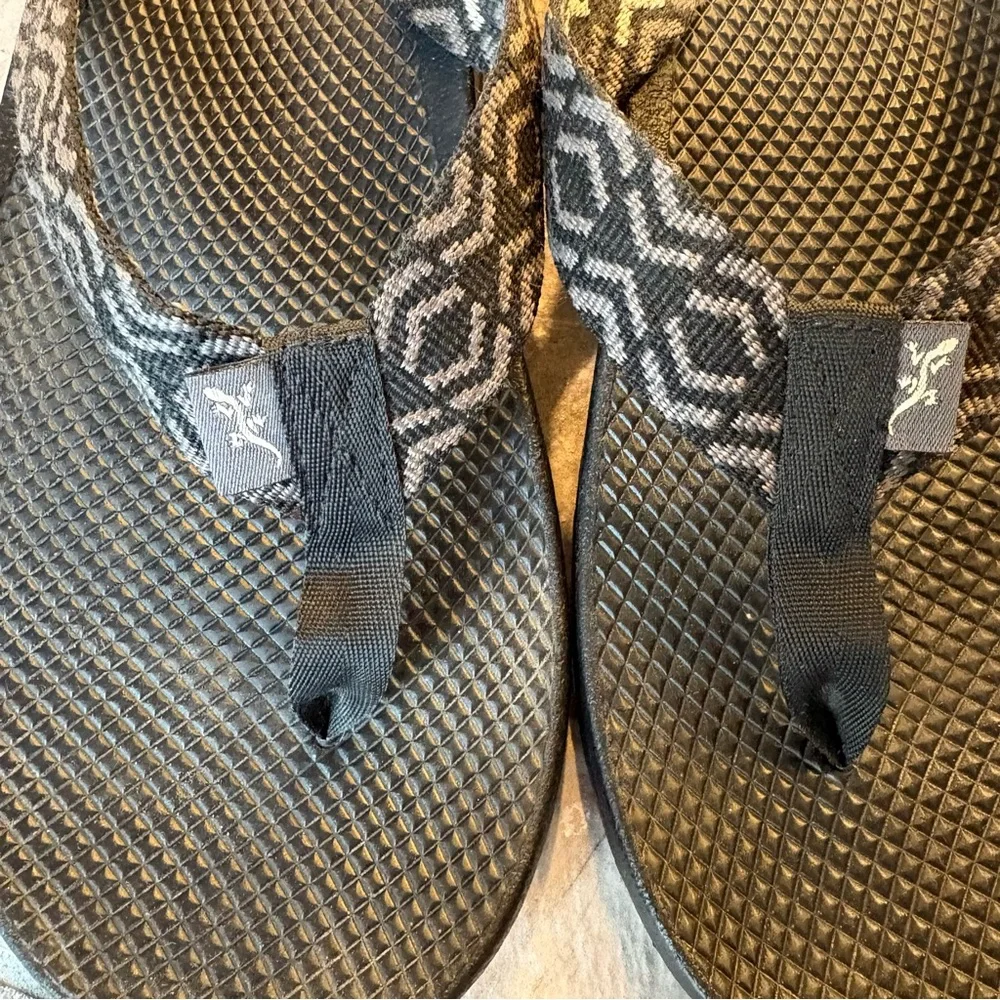Chaco Black & Gray  Flip-Flops - Picture 3 of 4